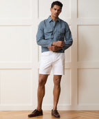 Garment-Dyed Poplin Jacket