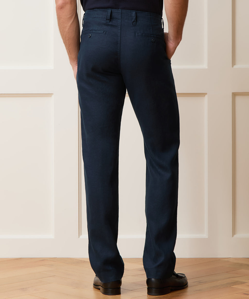 Straight Fit Linen Favorite Pant