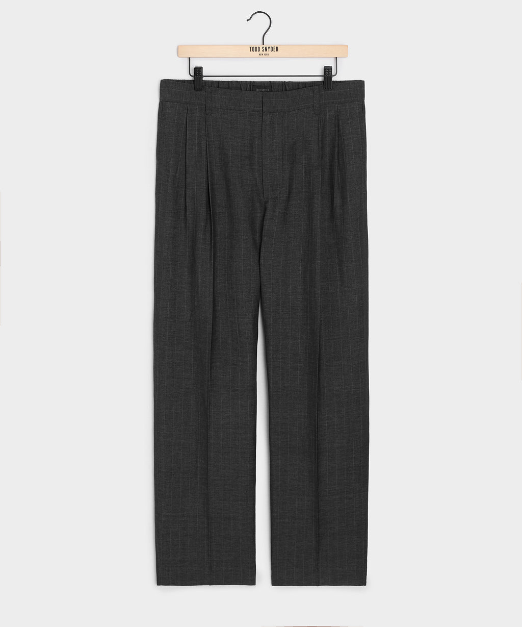 Italian Linen-Wool Officer Trouser