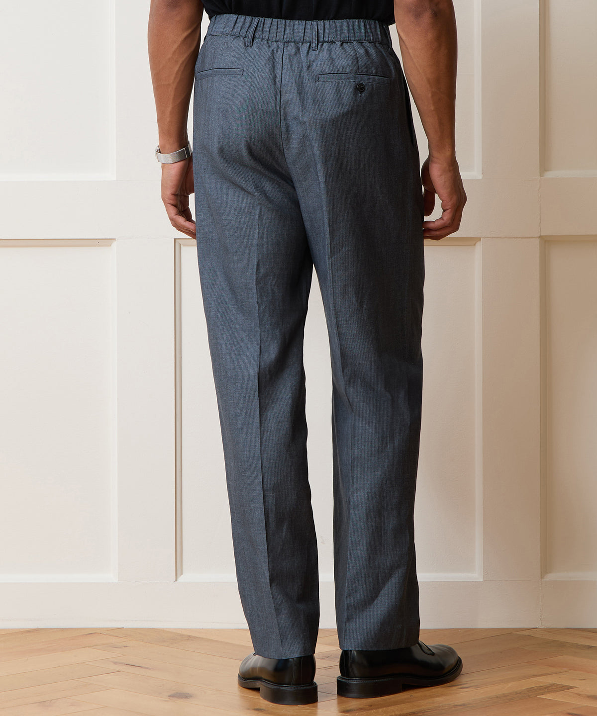 Italian Linen-Wool Officer Trouser