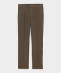 Italian Linen Houndstooth Madison Trouser