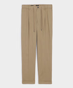 Flat lay of the Todd Snyder Italian Cotton Modern Chino in Khaki.