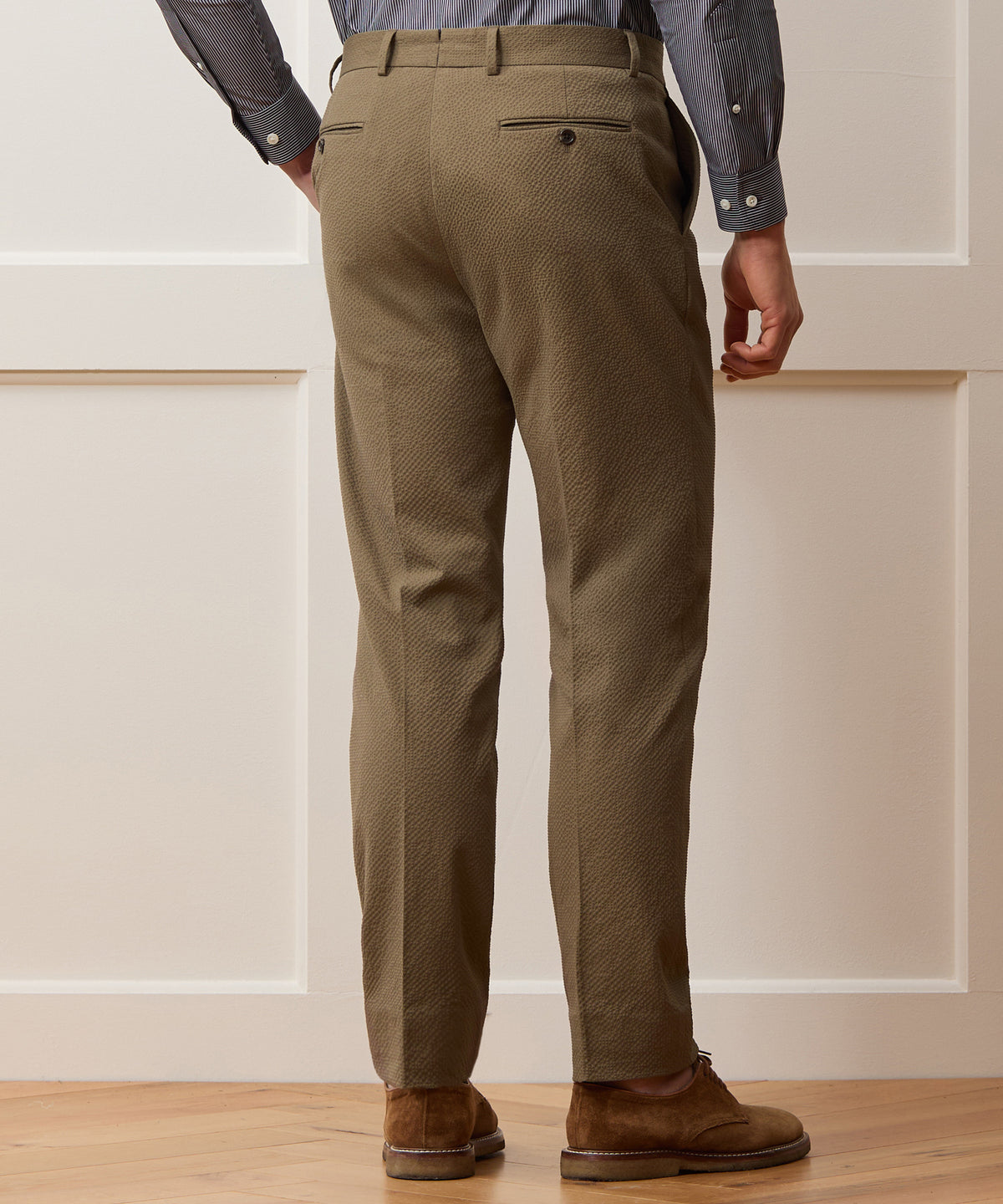 Italian Seersucker Sutton Trouser