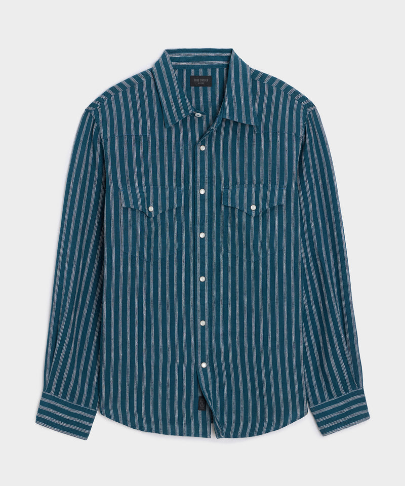 Linen Western Shirt
