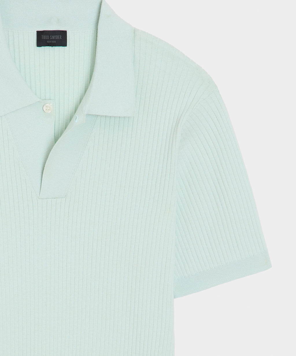 Cotton-Cashmere Sweater Polo