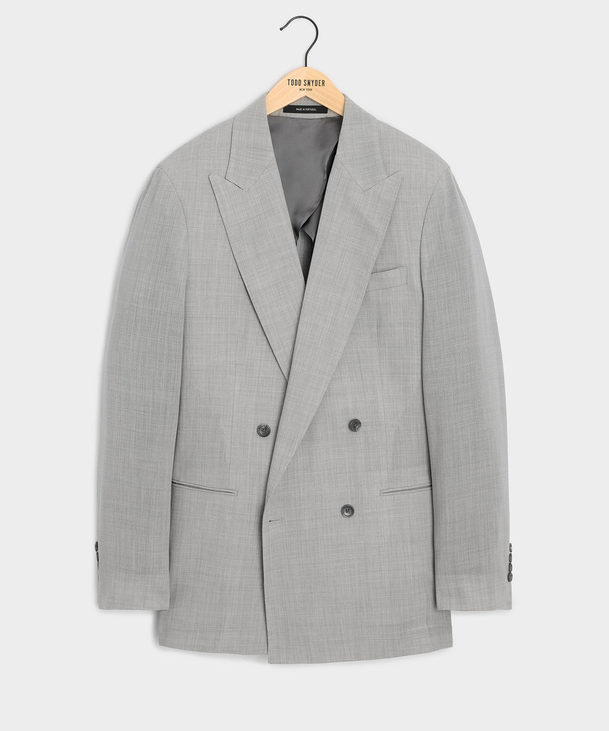 Italian Wool Double-Breasted Hollywood Jacket