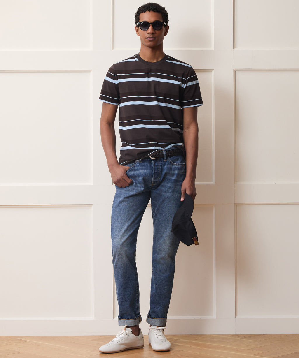 Slim Selvedge Jean in Dark Indigo