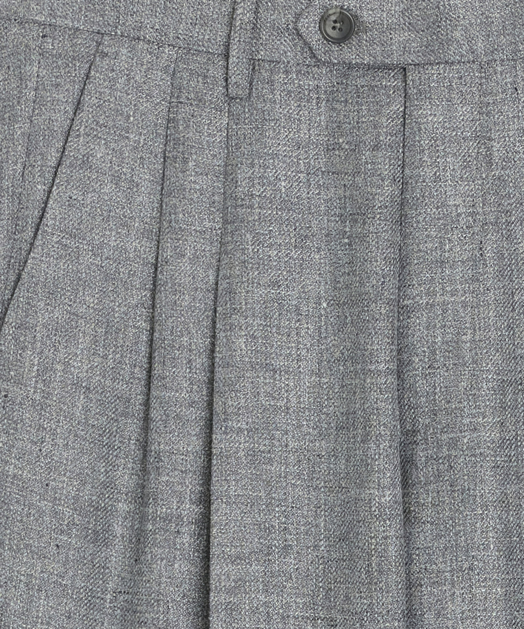 Italian Linen-Wool Wythe Trouser