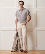Linen Point Collar Shirt