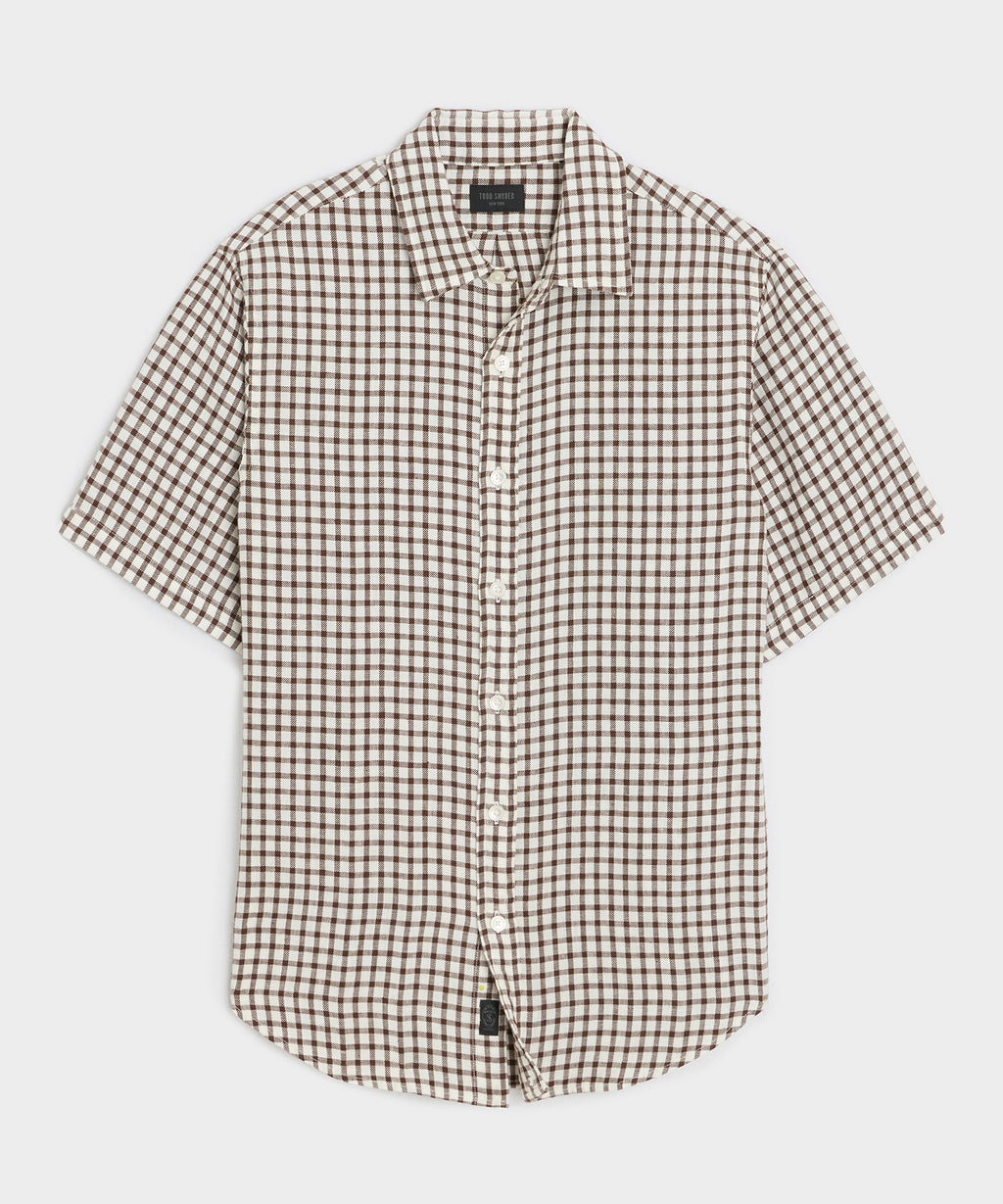 Linen Point Collar Shirt