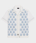 Embroidered Voile Capri Shirt