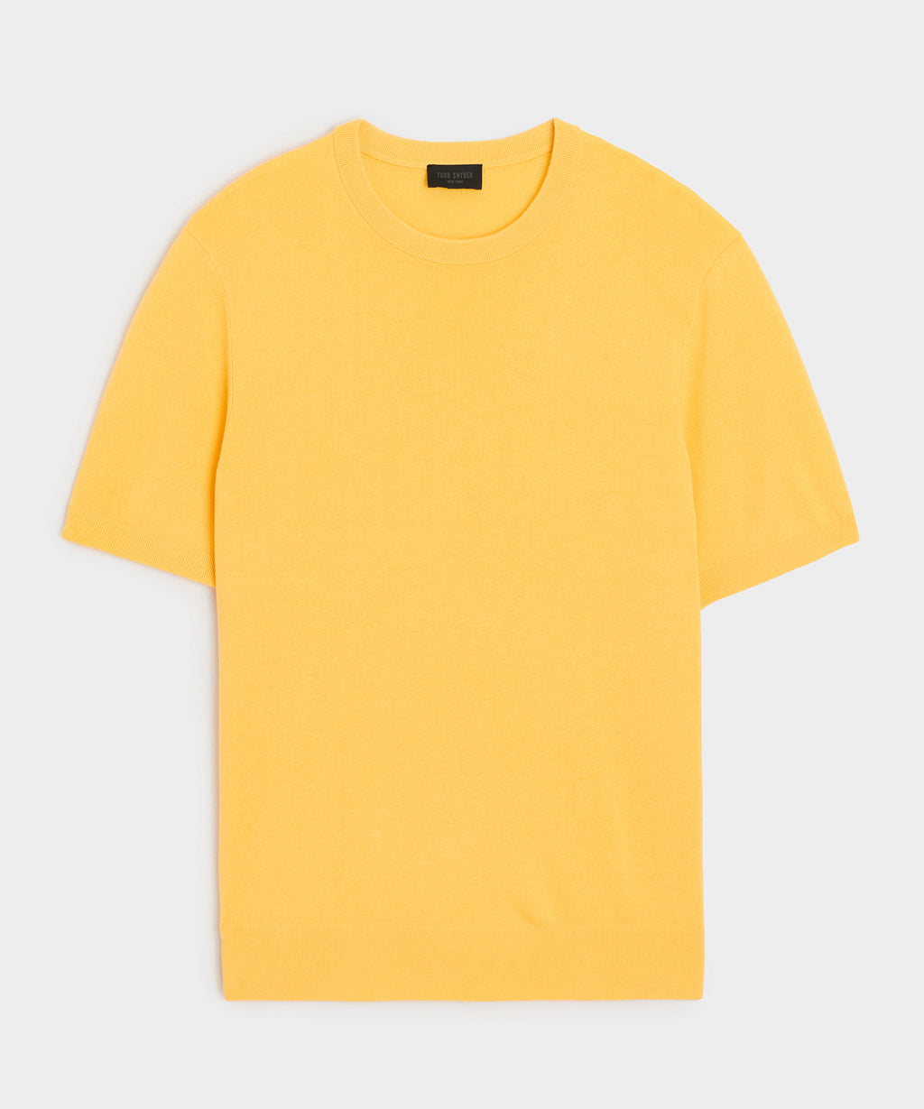 Silk-Cashmere Sweater Tee