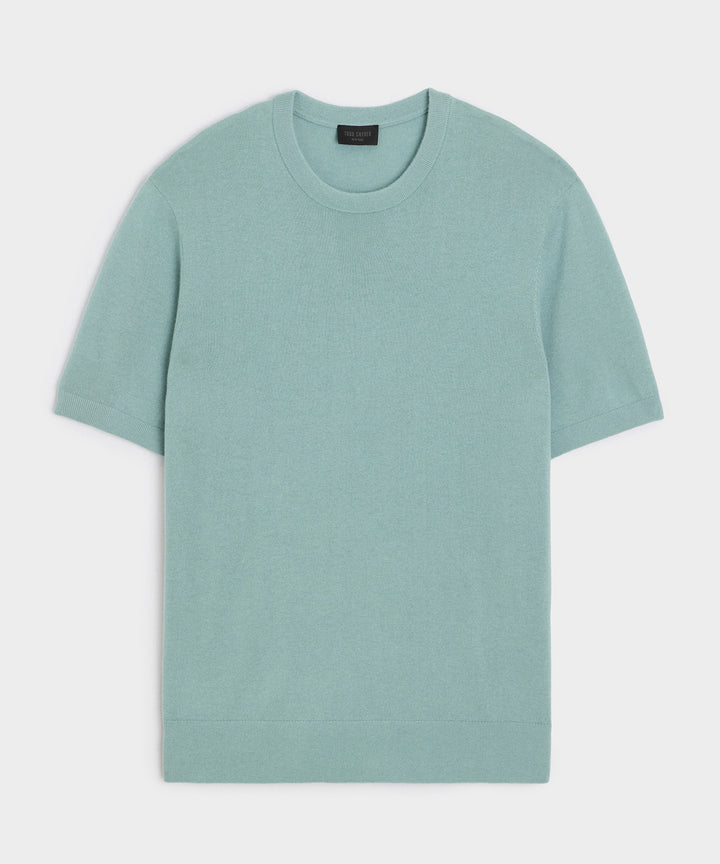 Silk-Cashmere Sweater Tee