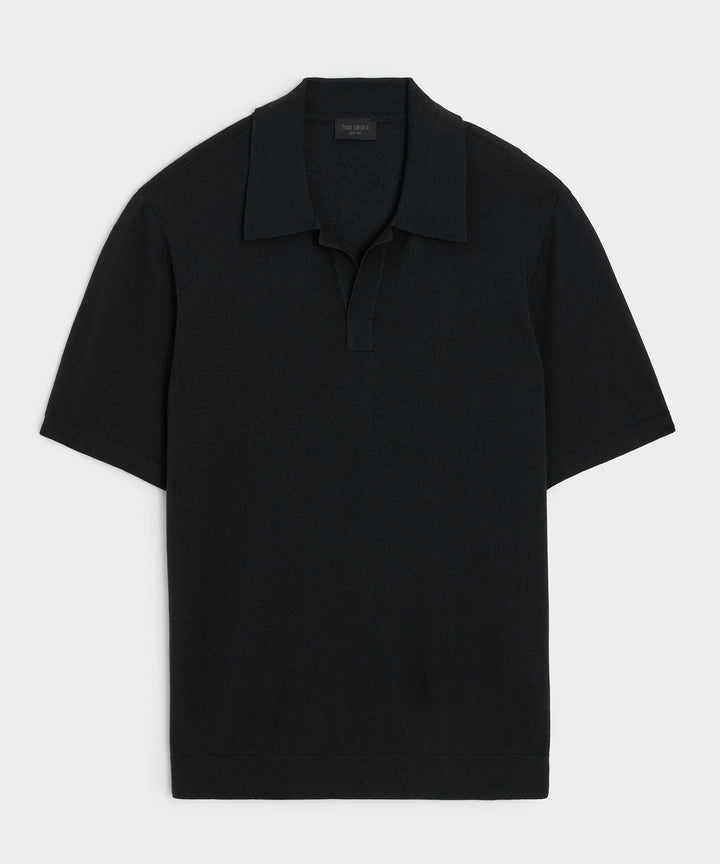 Silk-Cashmere Montauk Sweater Polo