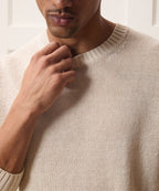 Linen Crewneck Sweater