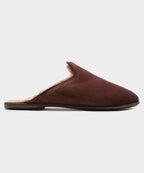 Sabah Baba Suede Shearling Slide