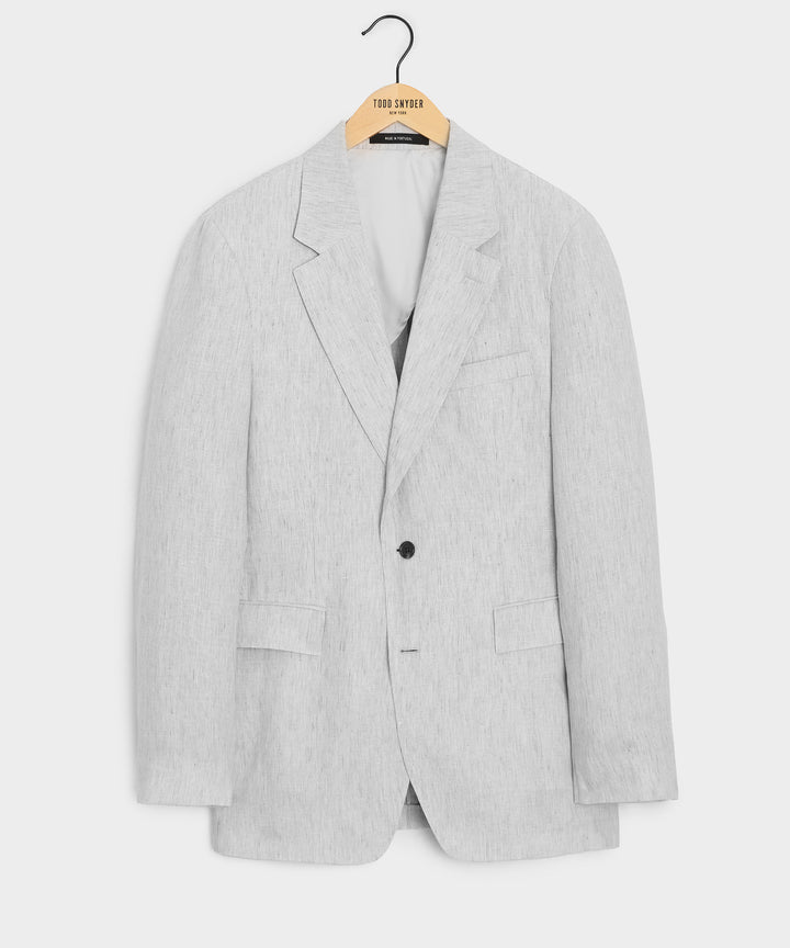 Italian Striped Linen Sutton Jacket