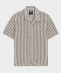Italian Bouclé Knit Cabana Shirt