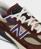 New Balance Made in USA 990v6 in Rich Oak + Cosmic Grape