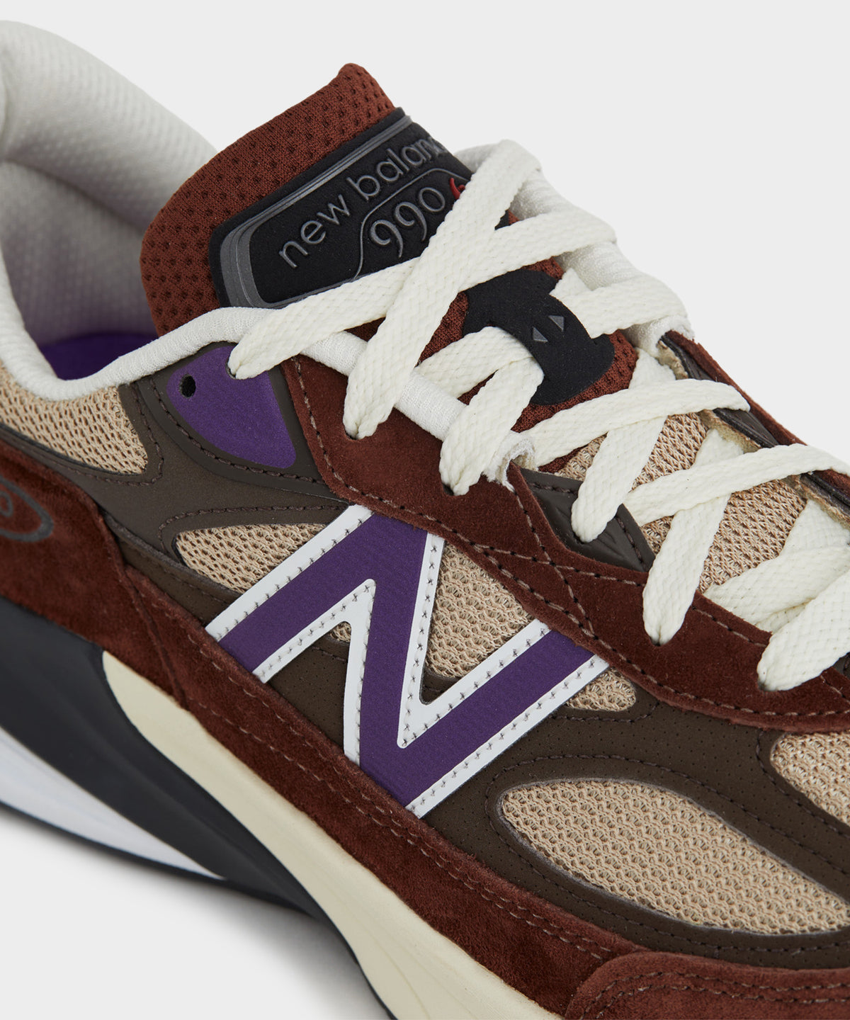 New Balance Made in USA 990v6 in Rich Oak + Cosmic Grape