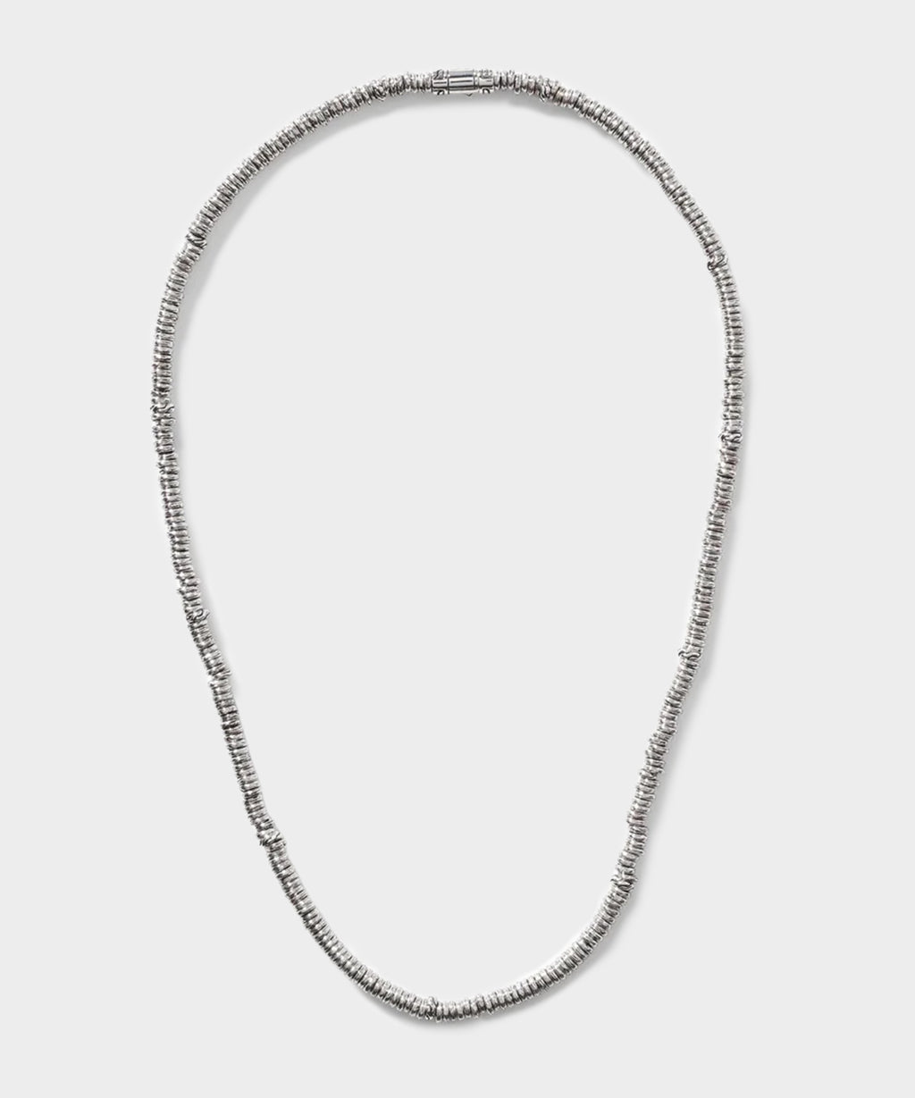 John Hardy Sterling Silver Heishi Necklace