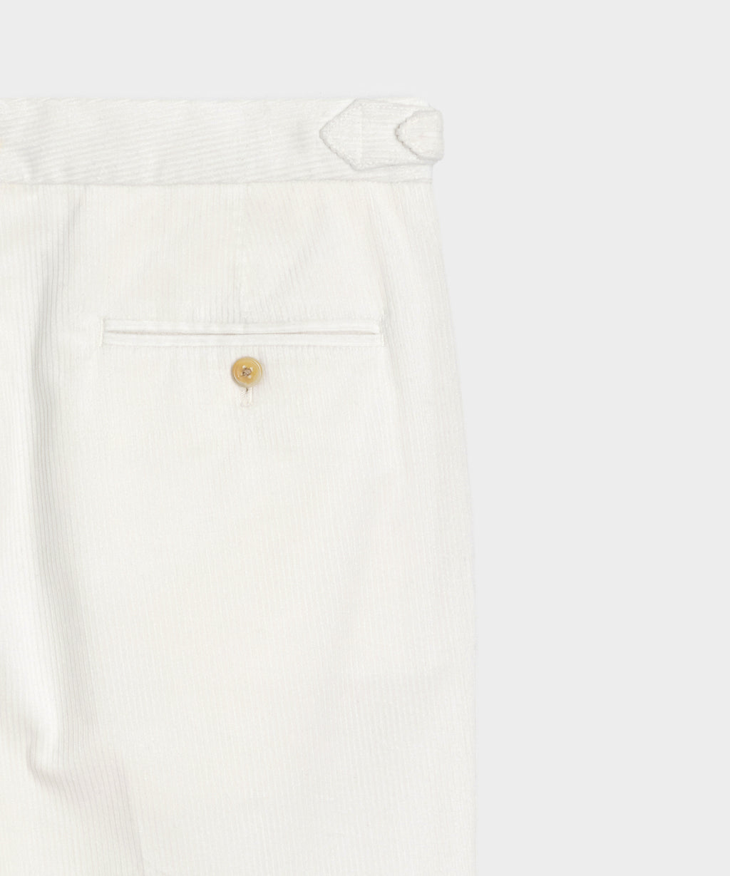 Italian Corduroy Side Tab Trouser