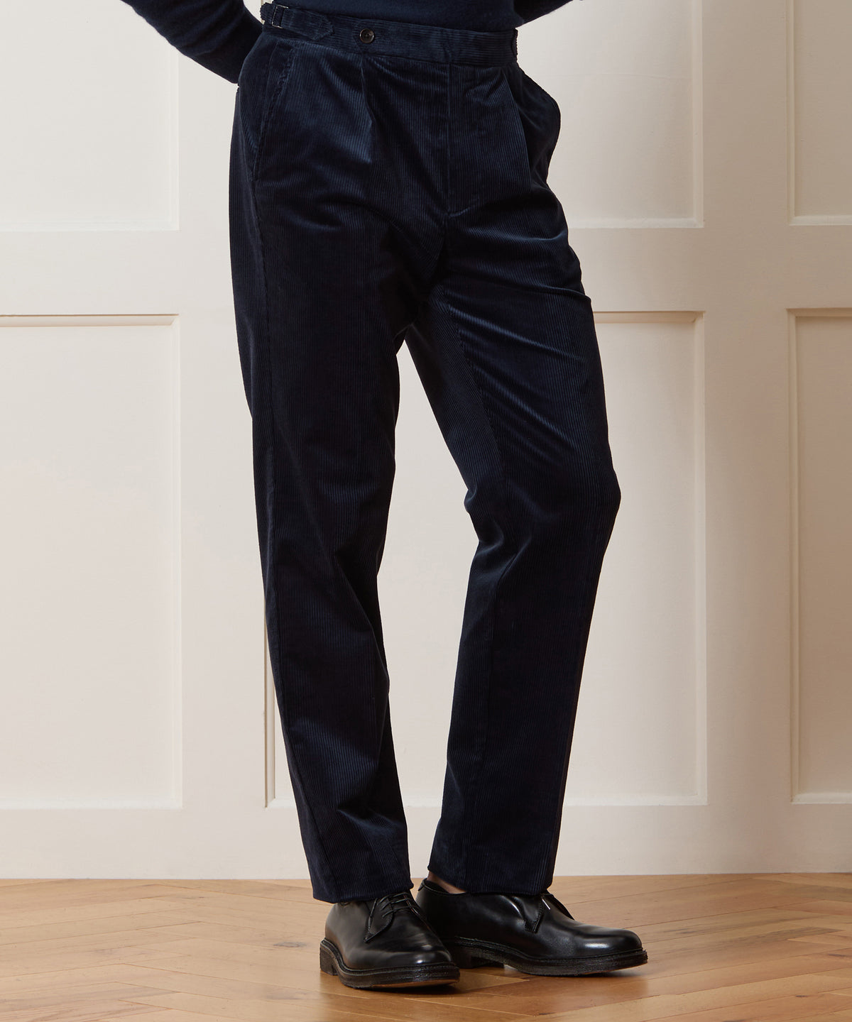 Italian Corduroy Side Tab Trouser
