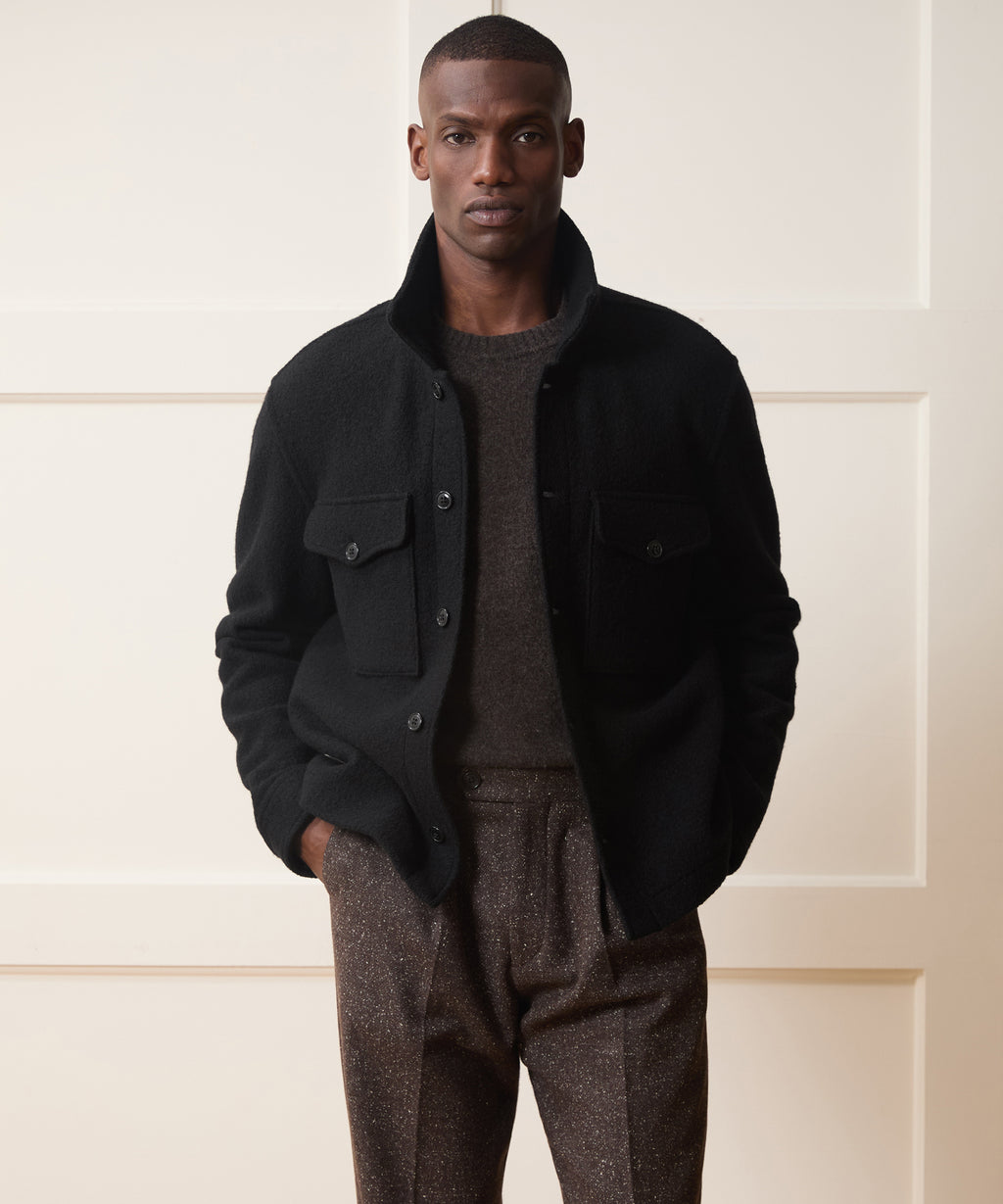 Boiled Wool CPO Jacket