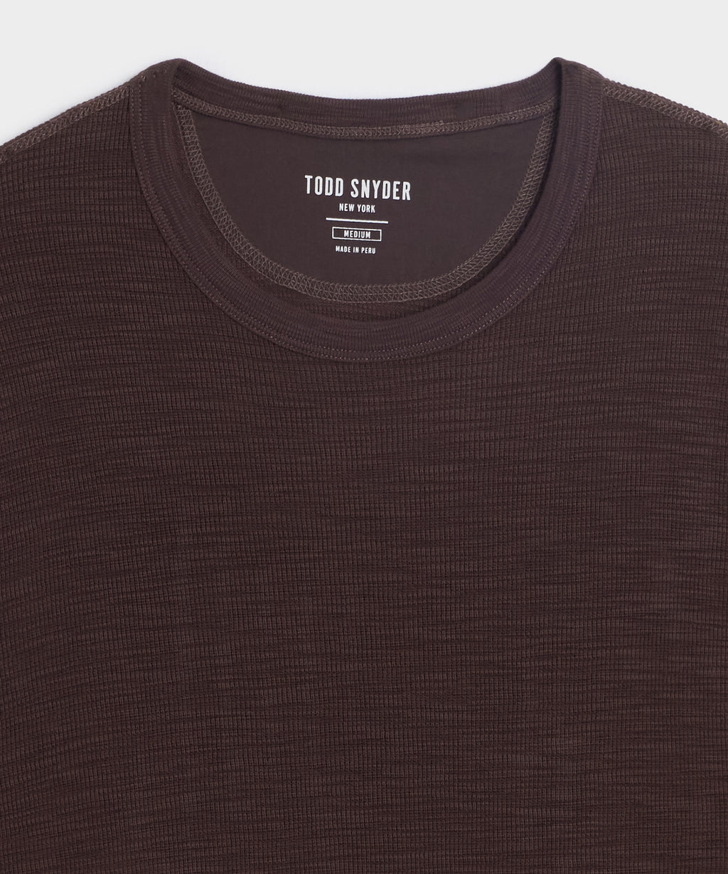 Lightweight Mini Waffle Tee