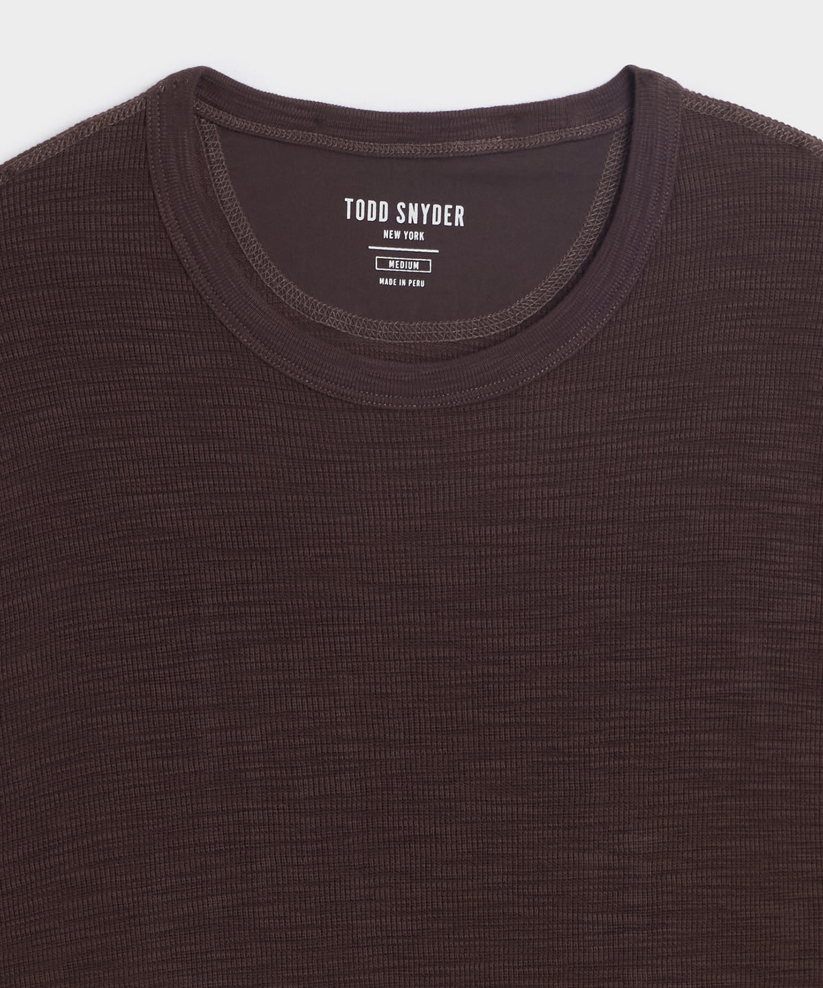 Lightweight Mini Waffle Tee