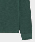 Lightweight Mini Waffle Henley