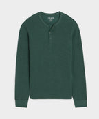 Lightweight Mini Waffle Henley