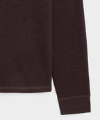Lightweight Mini Waffle Henley