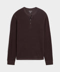 Lightweight Mini Waffle Henley
