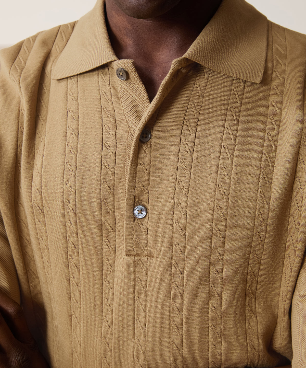 Long-Sleeve Grant Polo