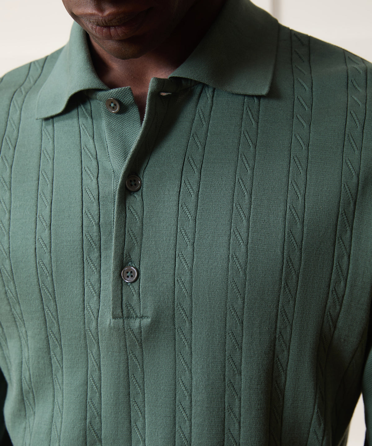 Long-Sleeve Grant Polo