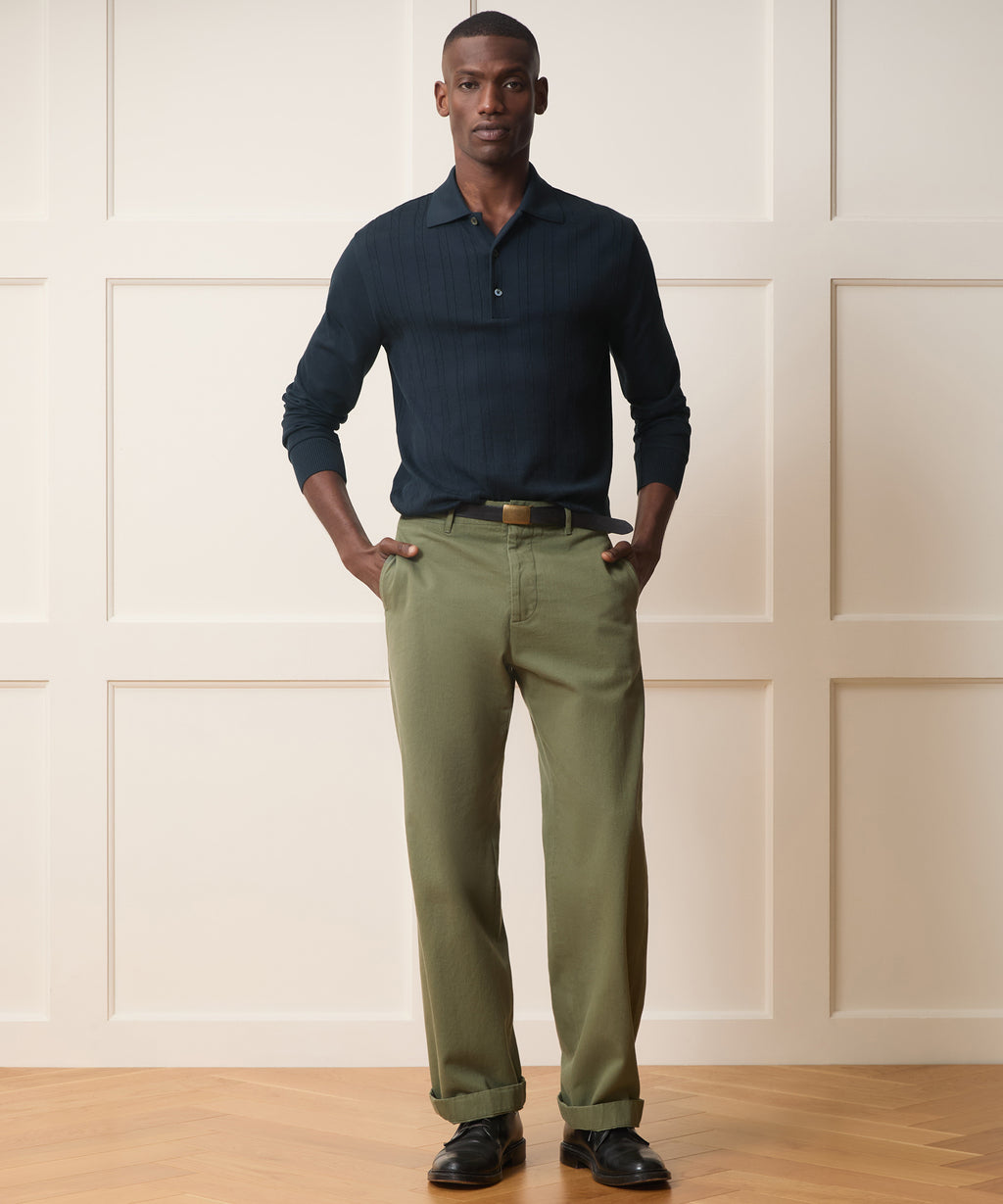 Long-Sleeve Grant Polo