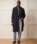 Italian Wool-Cashmere Double-Breasted Topcoat