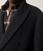 Italian Wool-Cashmere Double-Breasted Topcoat