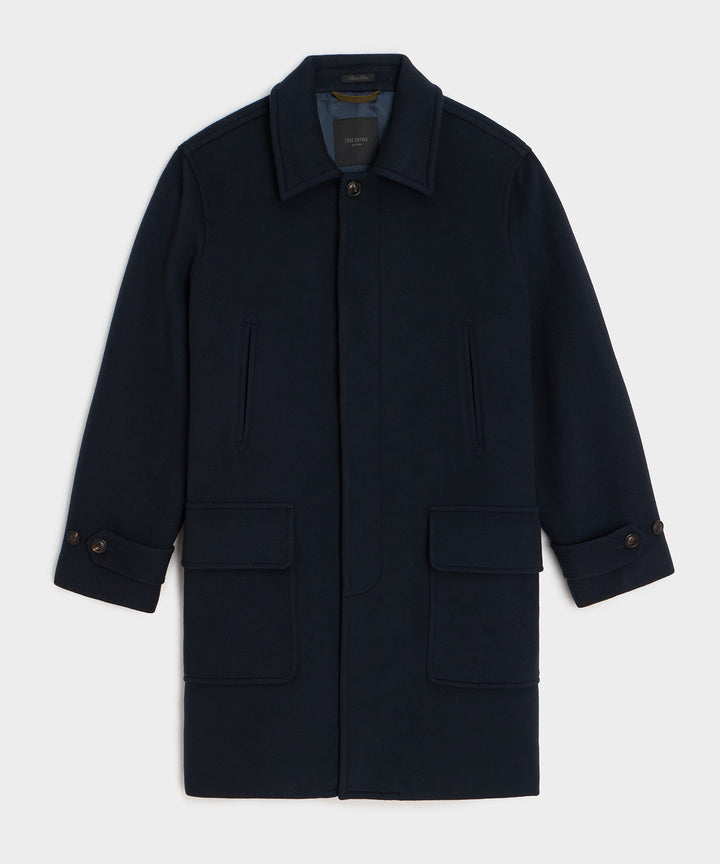 Italian Wool-Cashmere Car Coat