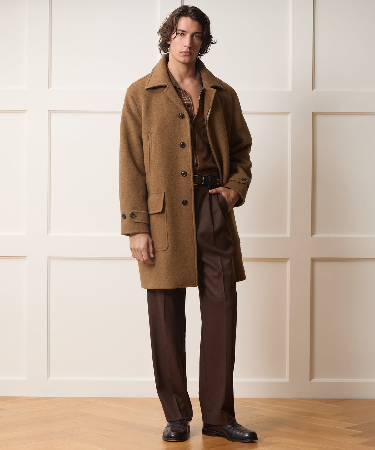 Italian Wool-Cashmere Car Coat