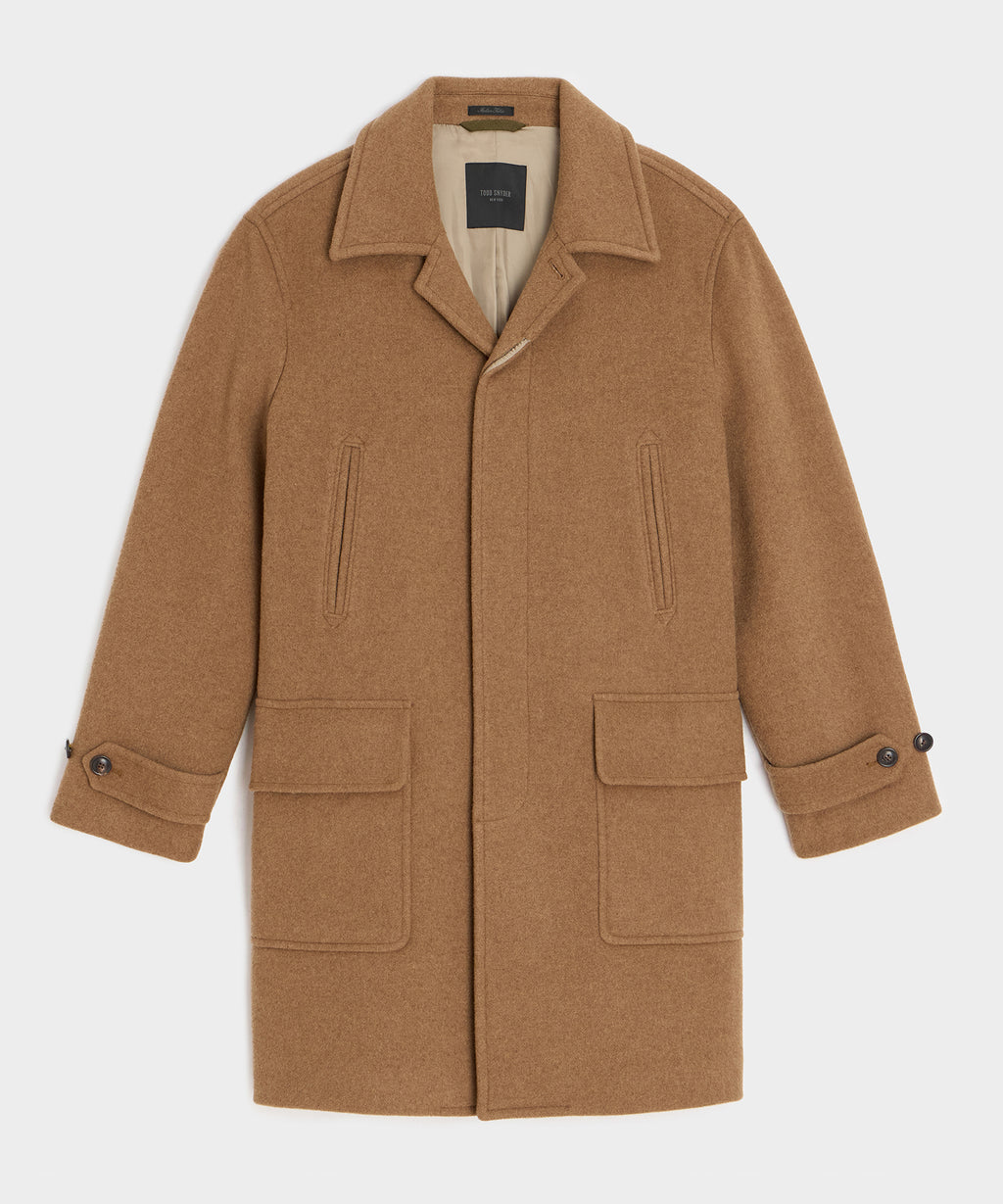 Italian Wool-Cashmere Car Coat