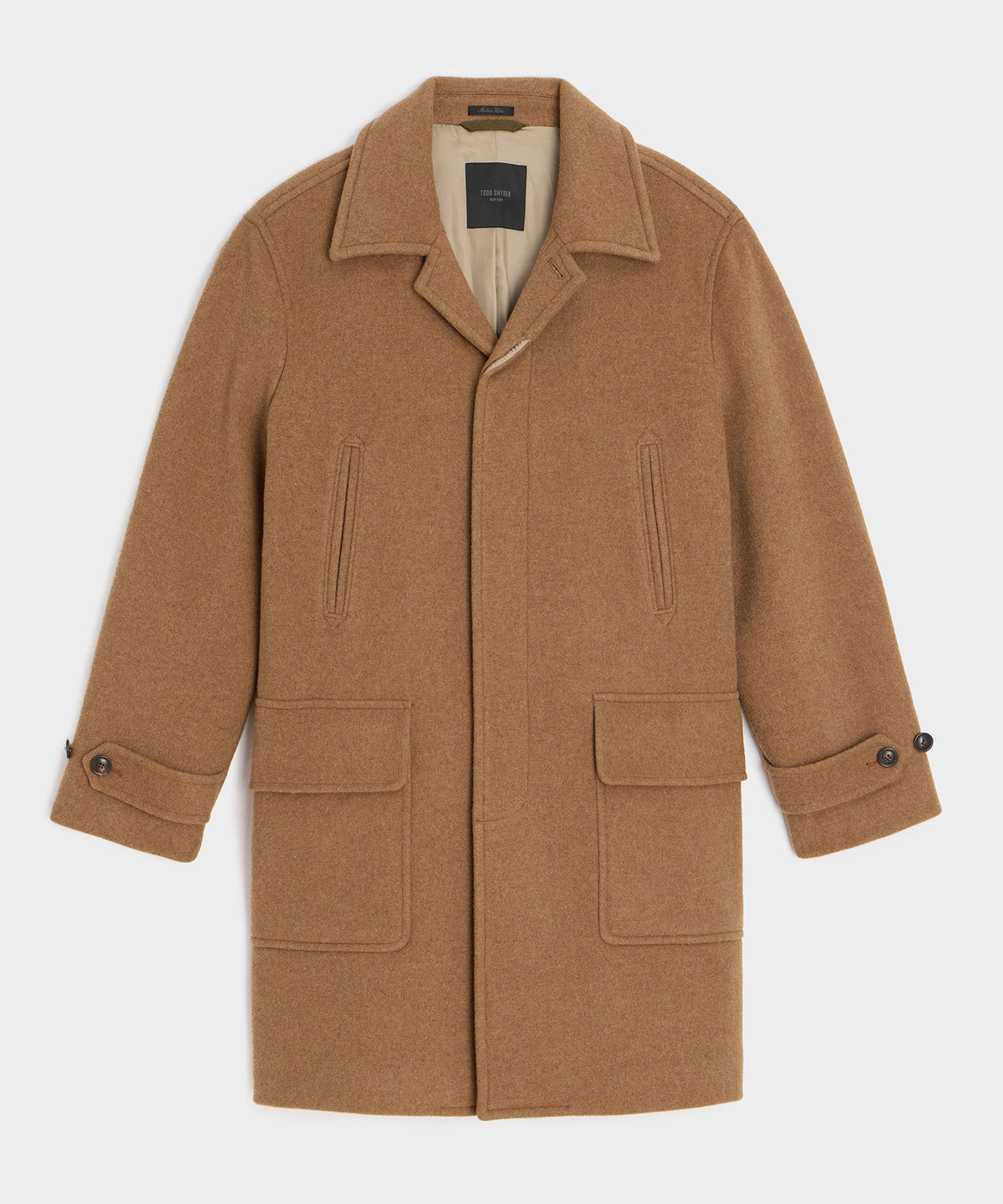 Italian Wool-Cashmere Car Coat