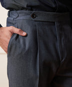 Italian Cashmere Side Tab Trouser