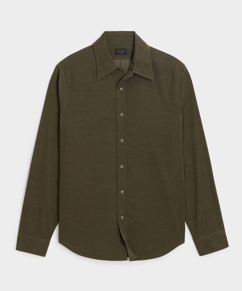 Corduroy Sport Shirt