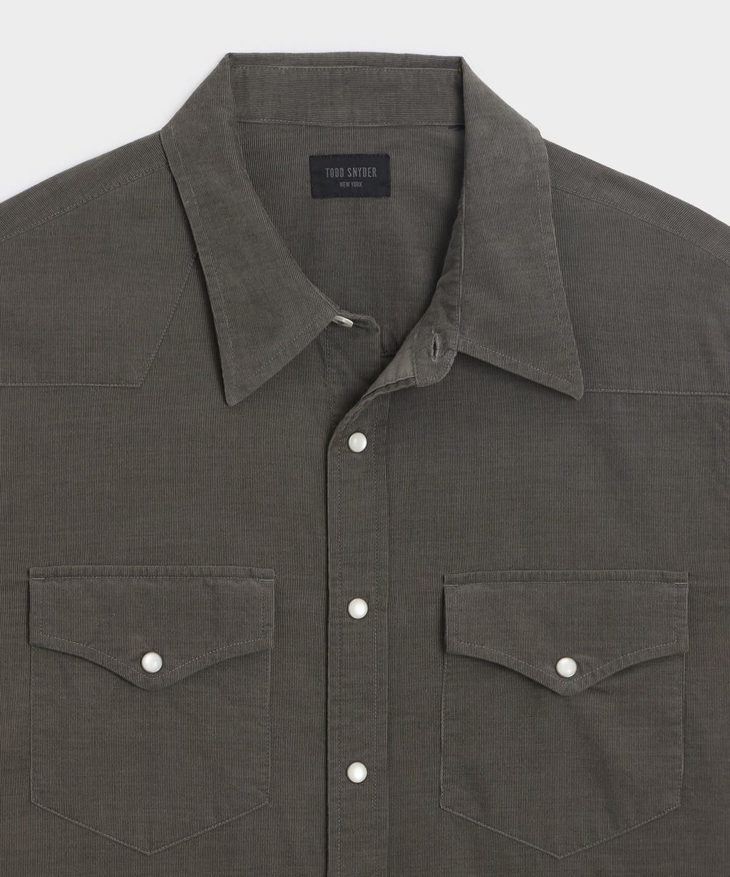 Corduroy Western Shirt