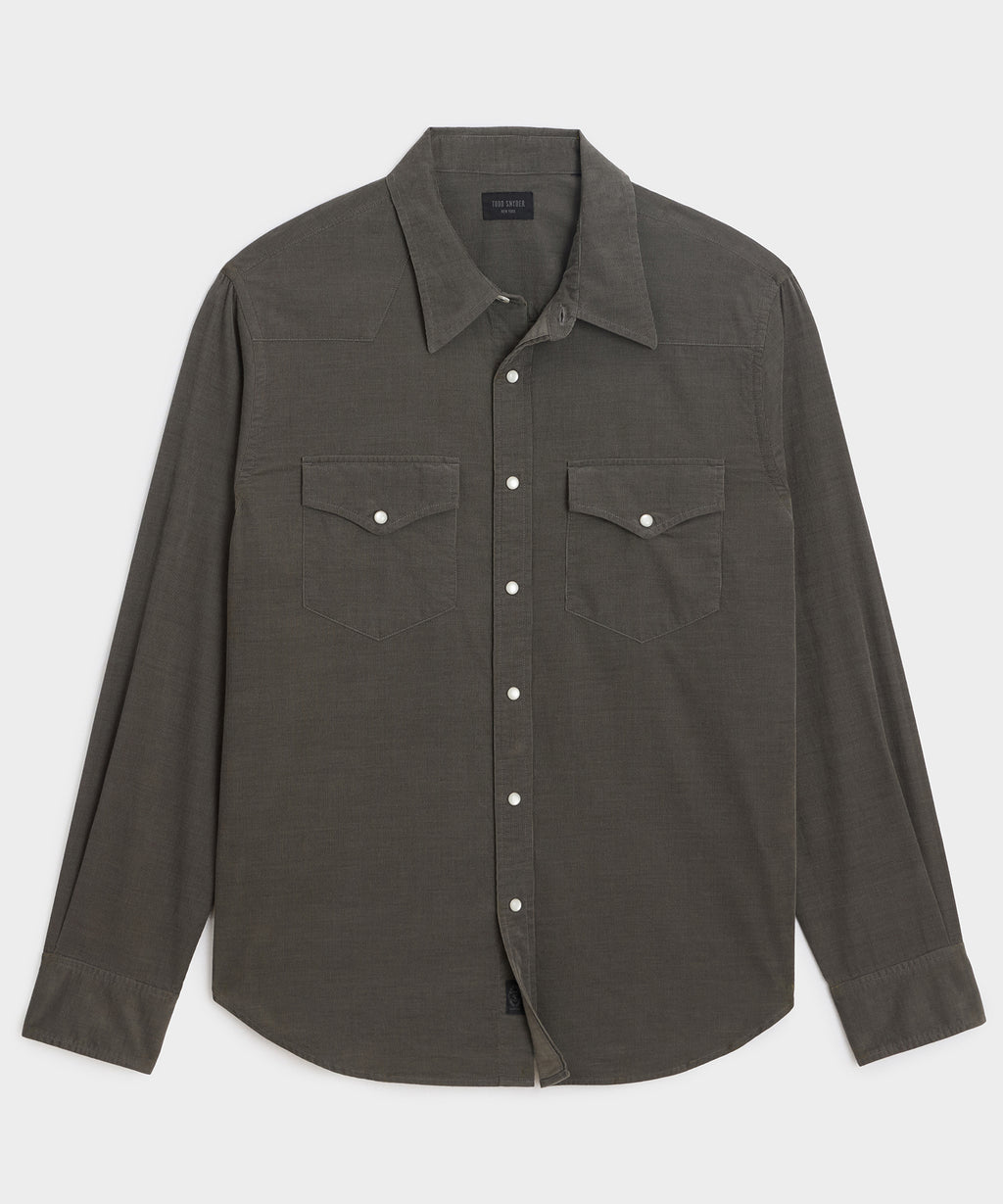 Corduroy Western Shirt