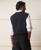Donegal Cashmere Sweater Vest