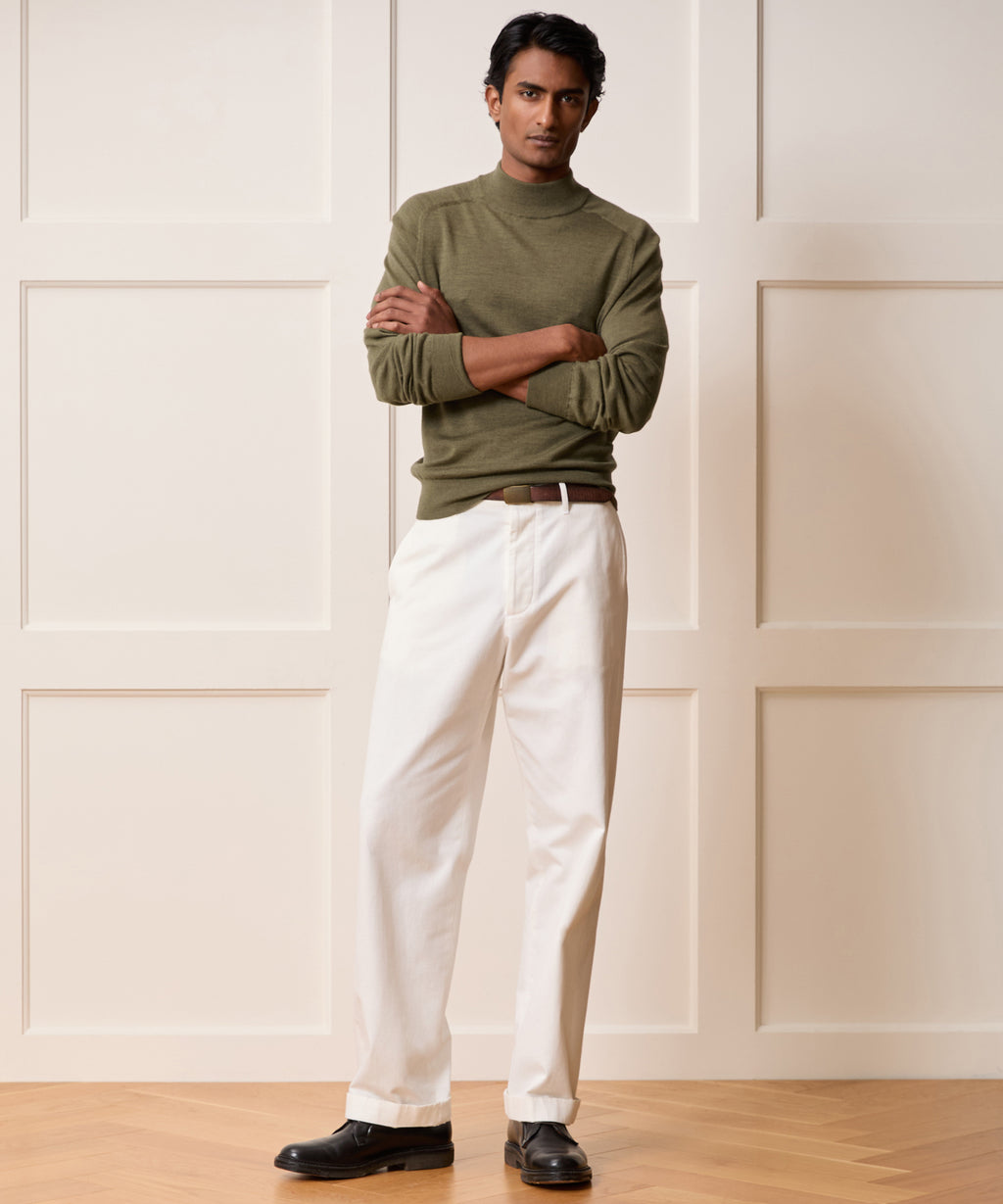 Merino Mockneck Sweater