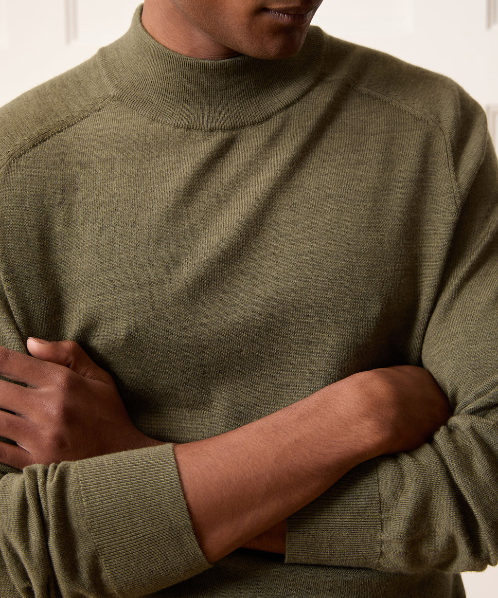 Merino Mockneck Sweater